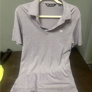 Travis Mathew Light Purple Polo Shirt